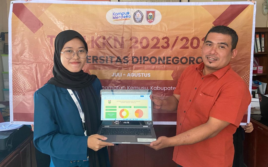 Mahasiswa KKN UNDIP Modernisasi Data Desa dengan Google Looker Studio