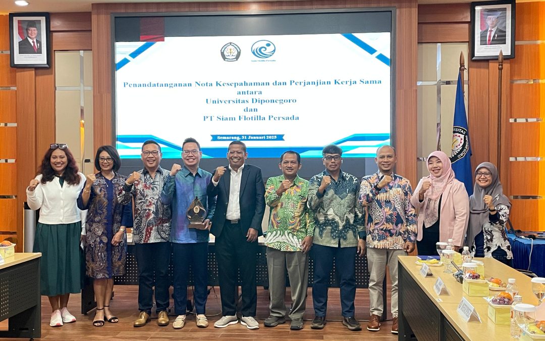 UNDIP dan PT Siam Flotilla Persada Jalin Kerja Sama Atasi Abrasi Pesisir Demak