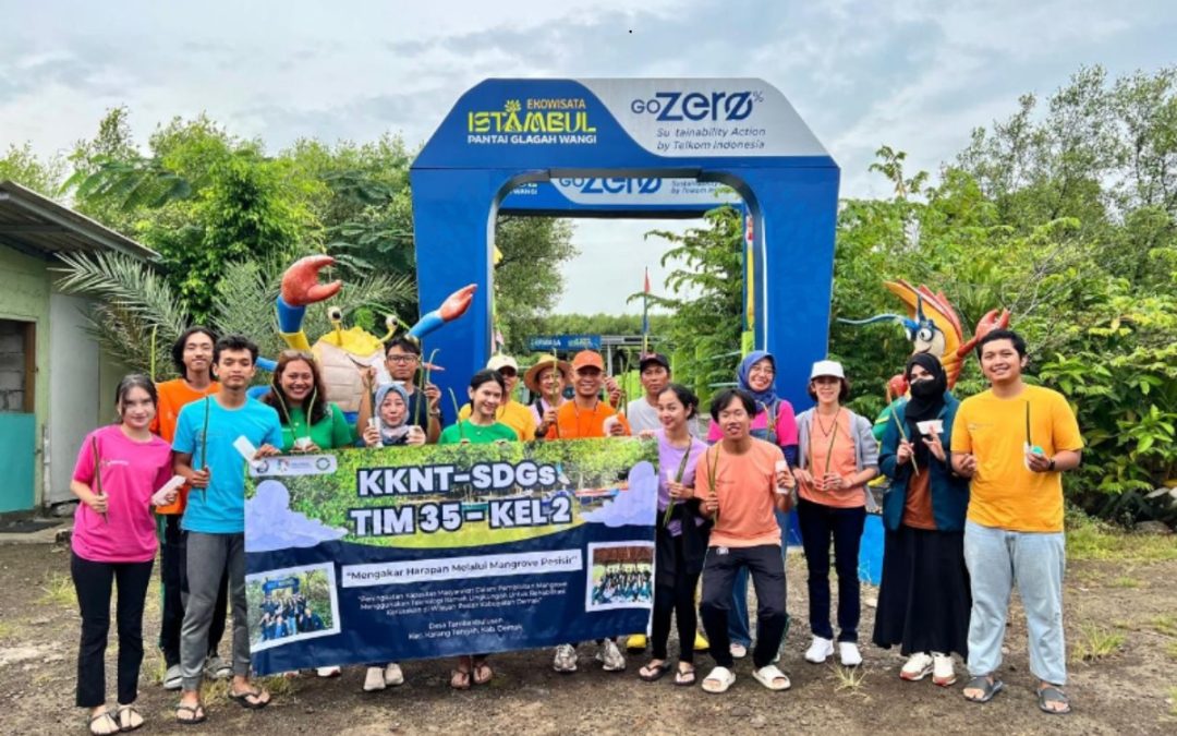 Mengakar Harapan Melalui Mangrove Pesisir : Mahasiswa & Dosen UNDIP, bersama Masyarakat Cegah Abrasi dan Rob Untuk Rehabilitasi Pesisir Demak